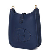 Hermes Evelyne TPM Bleu Saphir Maurice Gold Hardware