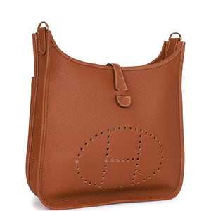 Hermes Evelyne III PM Gold Clemence Gold Hardware