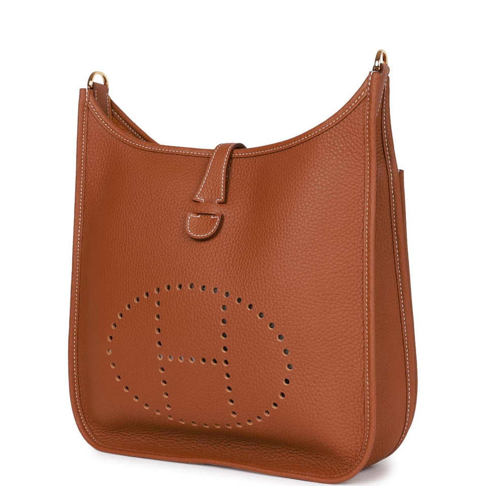 Hermes Evelyne III PM Gold Clemence Gold Hardware