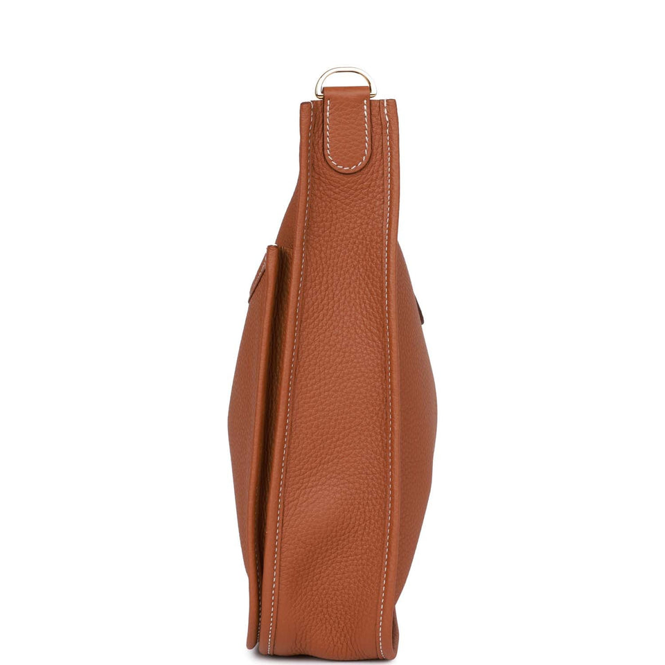 Hermes Evelyne III PM Gold Clemence Gold Hardware
