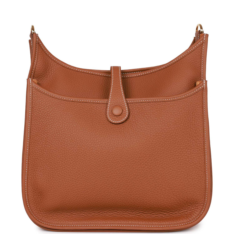 Hermes Evelyne III PM Gold Clemence Gold Hardware
