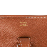 Hermes Evelyne III PM Gold Clemence Gold Hardware
