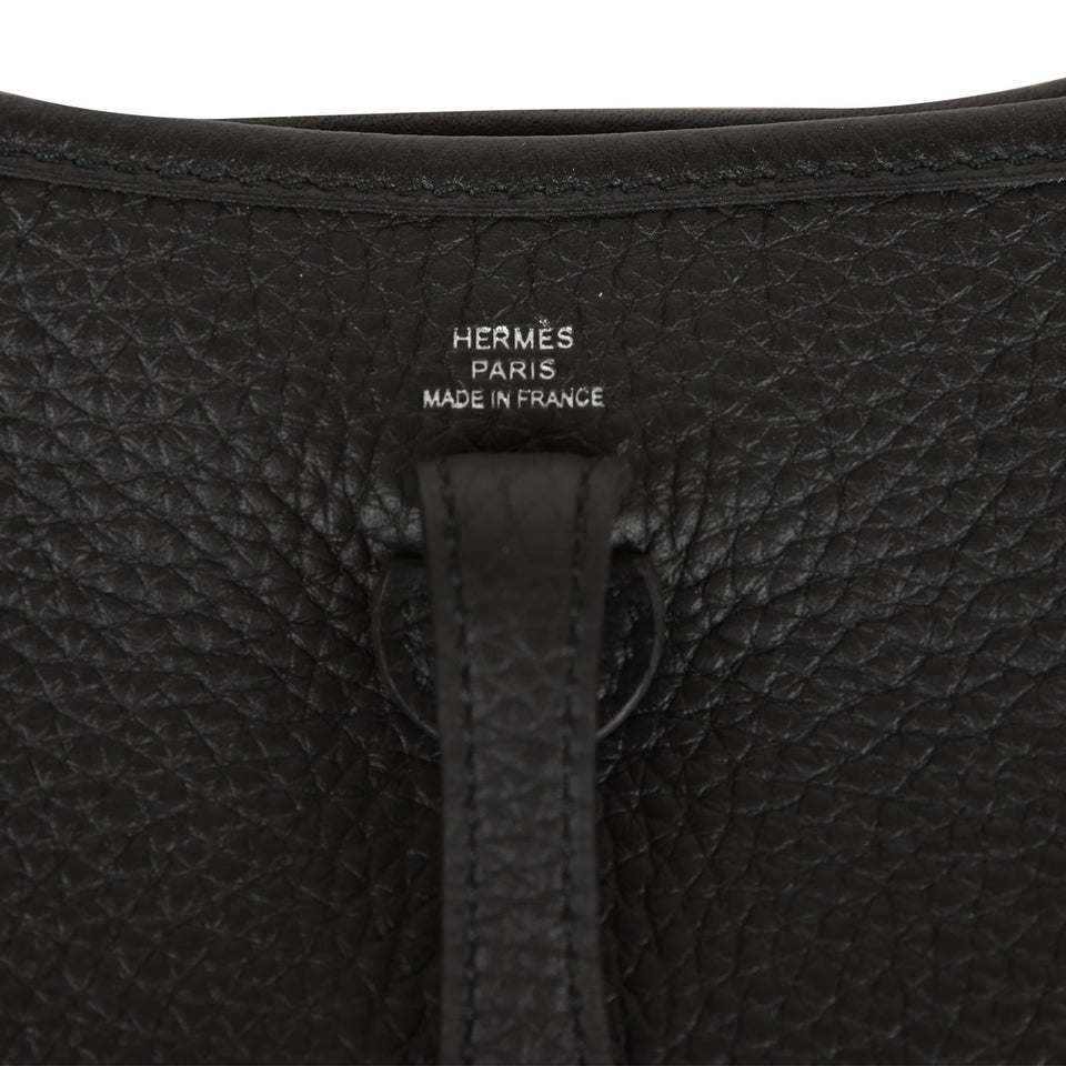 Hermes Evelyne TPM Black Clemence Palladium Hardware