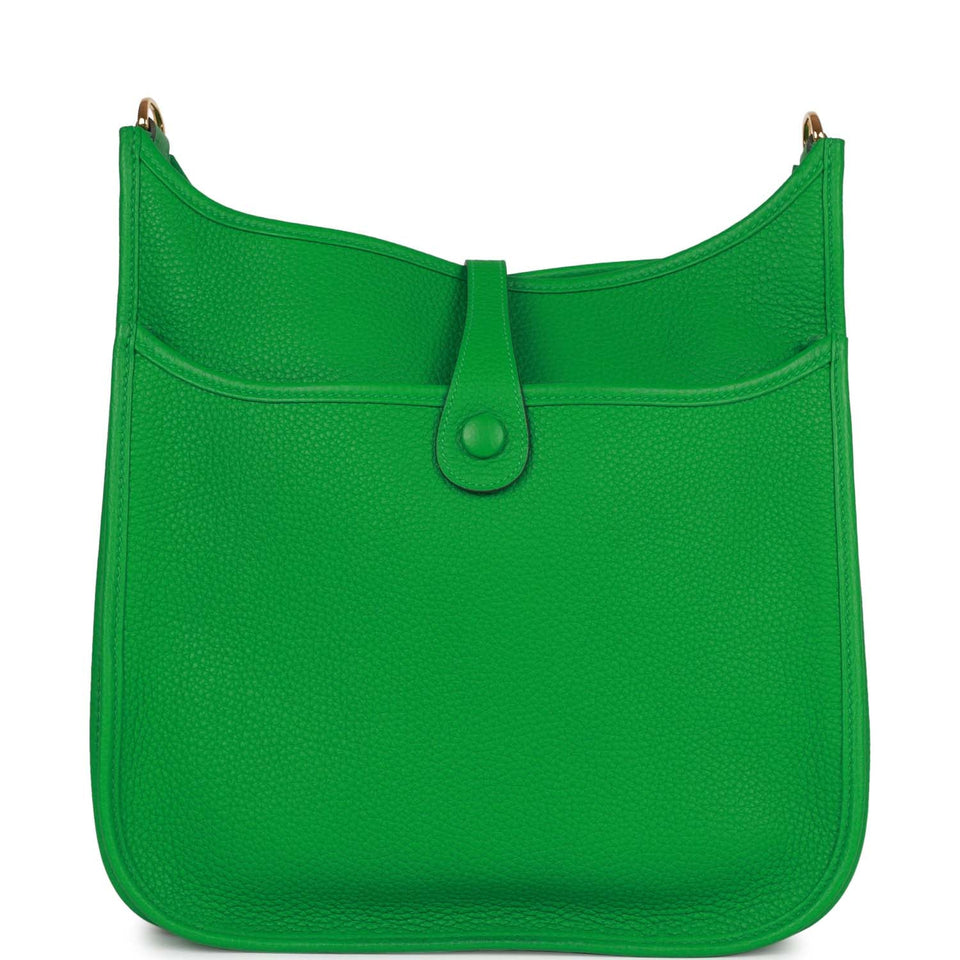 Hermes Evelyne III PM Bambou Clemence Gold Hardware