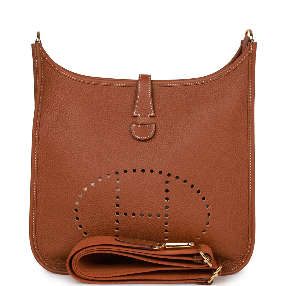 Hermes Evelyne III PM Gold Clemence Gold Hardware