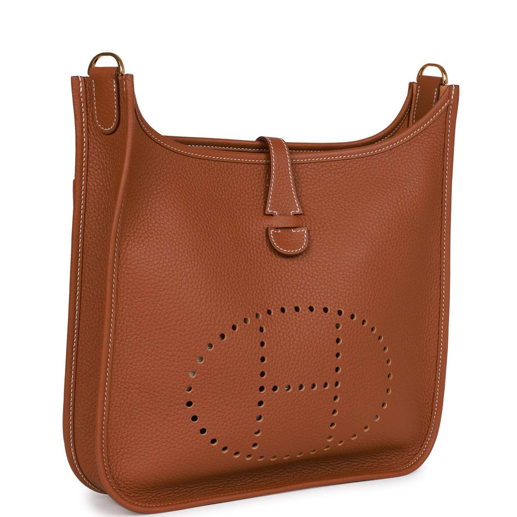 Hermes Evelyne III PM Gold Clemence Gold Hardware