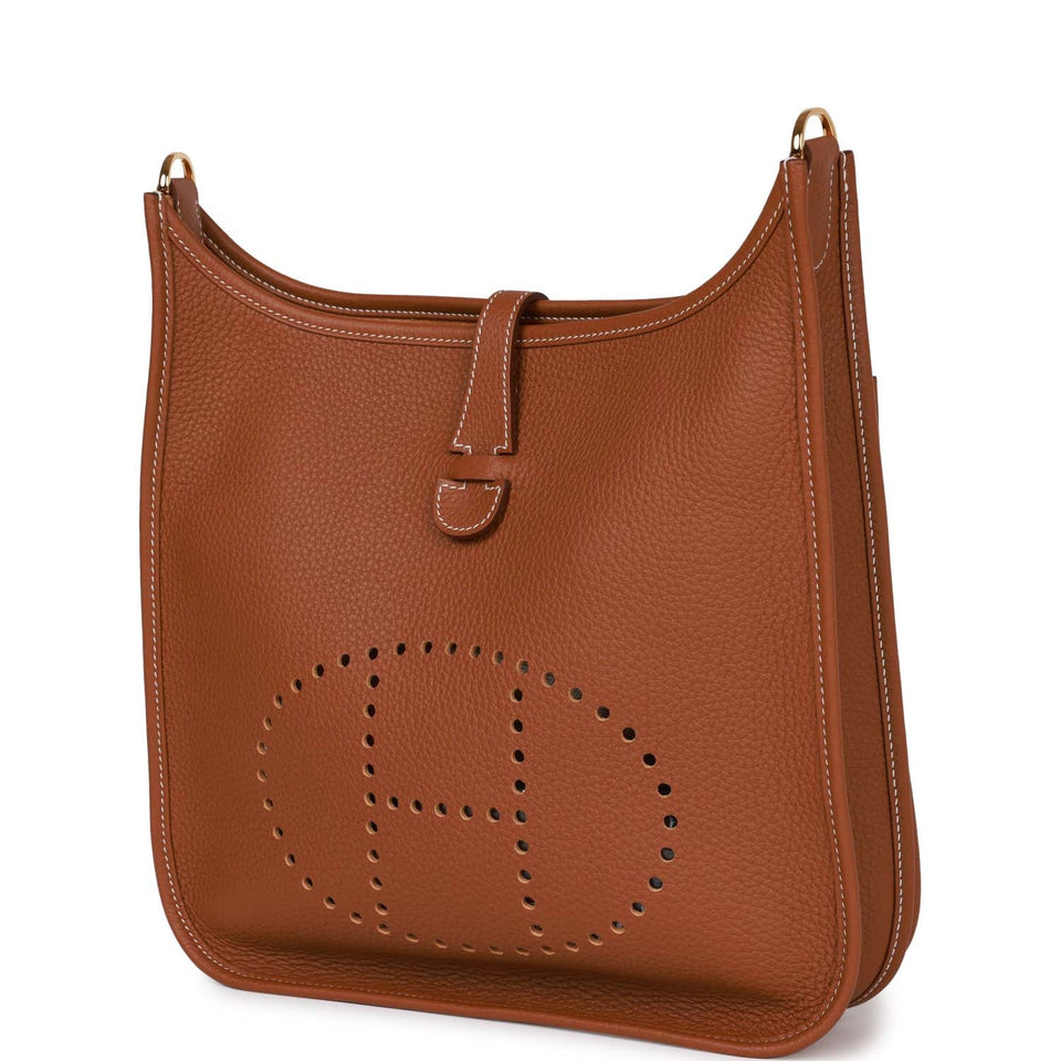 Hermes Evelyne III PM Gold Clemence Gold Hardware