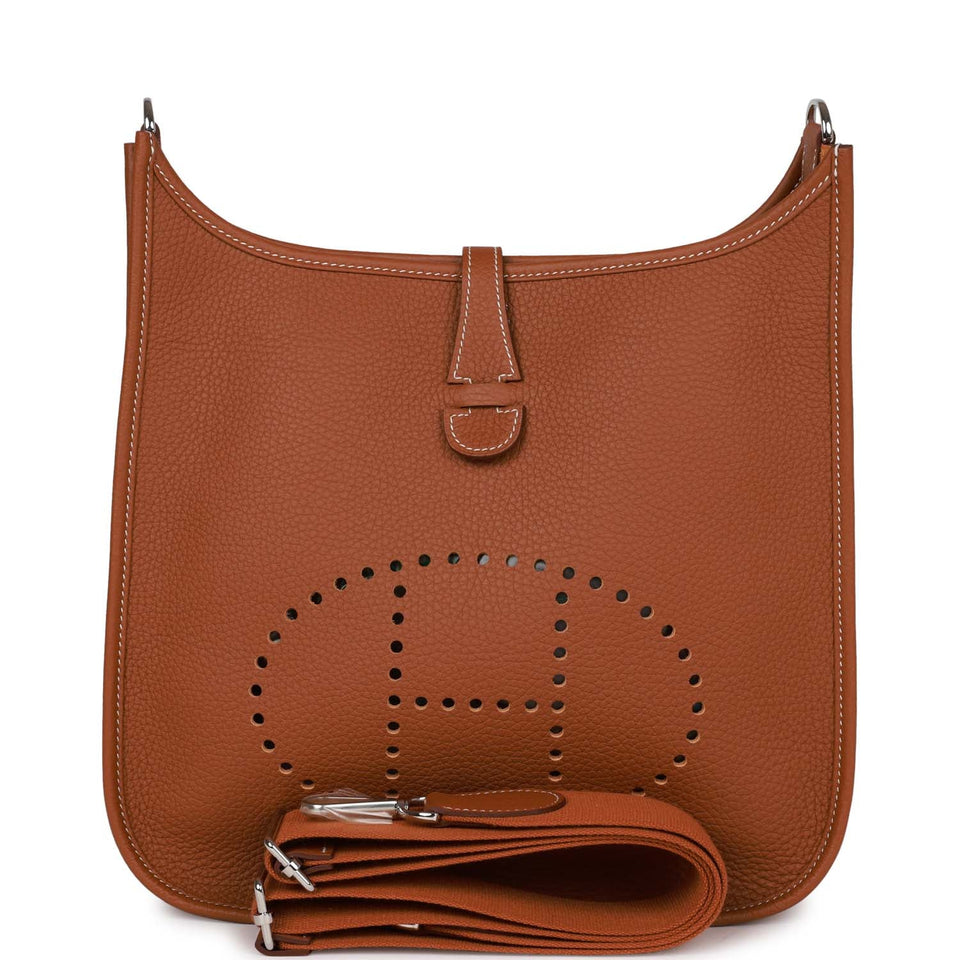 Hermes Evelyne III PM Gold Clemence Palladium Hardware