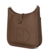 Hermes Evelyne III PM Etoupe Clemence Gold Hardware