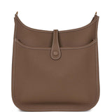 Hermes Evelyne III PM Etoupe Clemence Gold Hardware