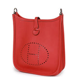 Hermes Evelyne TPM Rouge Tomate Clemence Palladium Hardware