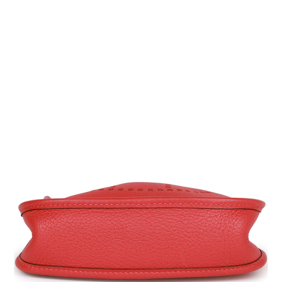 Hermes Evelyne TPM Rouge Tomate Clemence Palladium Hardware