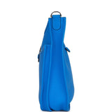 Hermes Evelyne III PM Bleu Hydra Clemence Palladium Hardware