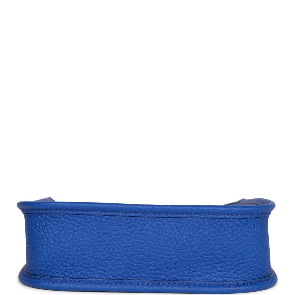 Hermes Evelyne TPM Bleu Electric Clemence Gold Hardware