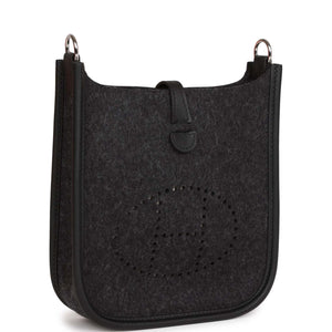 Hermes Evelyne TPM Graphite Feutre and Black Swift Palladium Hardware