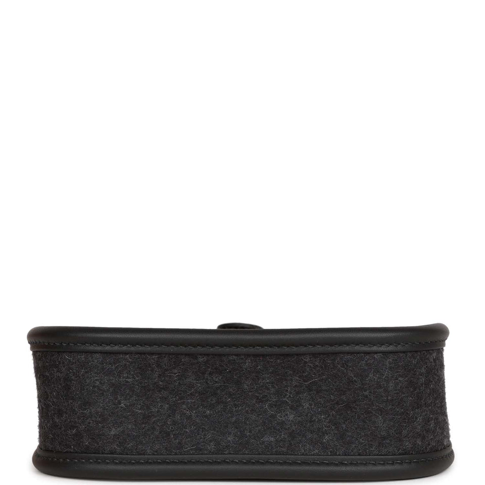 Hermes Evelyne TPM Graphite Feutre and Black Swift Palladium Hardware