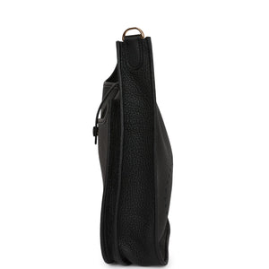 Hermes Evelyne III PM Black Clemence Gold Hardware