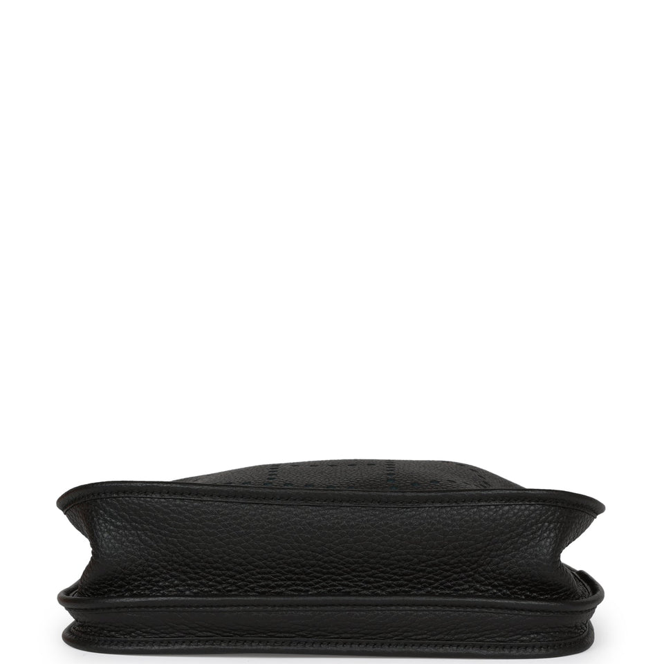 Hermes Evelyne III PM Black Clemence Gold Hardware