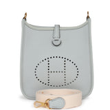 Hermes Evelyne TPM Bleu Pale Clemence Gold Hardware