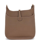 Hermes Evelyne III PM Etoupe Clemence Gold Hardware