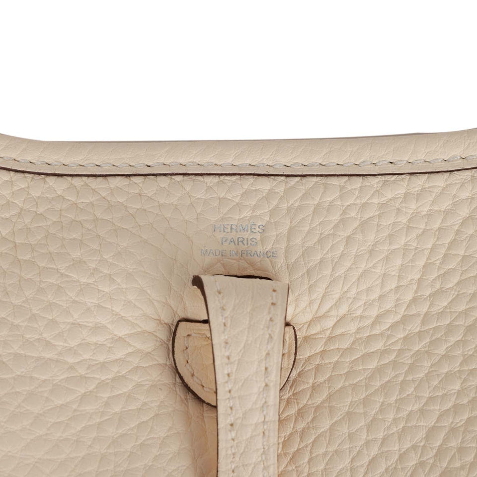 Hermes Evelyne TPM Nata Clemence Palladium Hardware