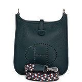 Hermes Evelyne TPM Vert Cypress Clemence Palladium Hardware