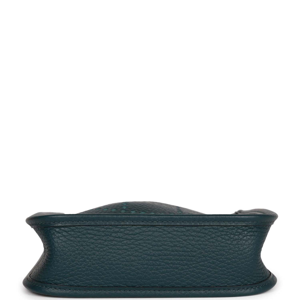 Hermes Evelyne TPM Vert Cypress Clemence Palladium Hardware
