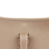 Hermes Evelyne III GM Etoupe Clemence Gold Hardware