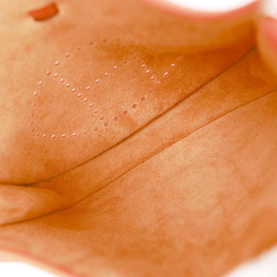 Hermes Evelyne III PM Feu Clemence Palladium Hardware