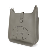 Hermes Evelyne III PM Gris Meyer Clemence Palladium Hardware