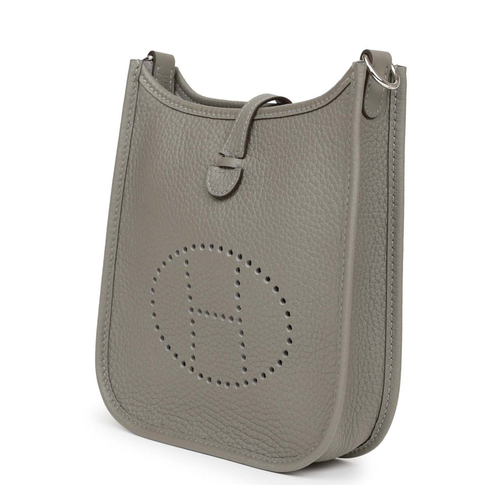 Hermes Evelyne TPM Gris Meyer Clemence Palladium Hardware