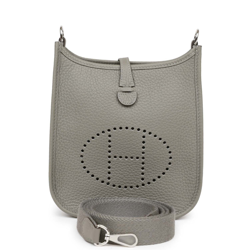 Hermes Evelyne TPM Gris Meyer Clemence Palladium Hardware