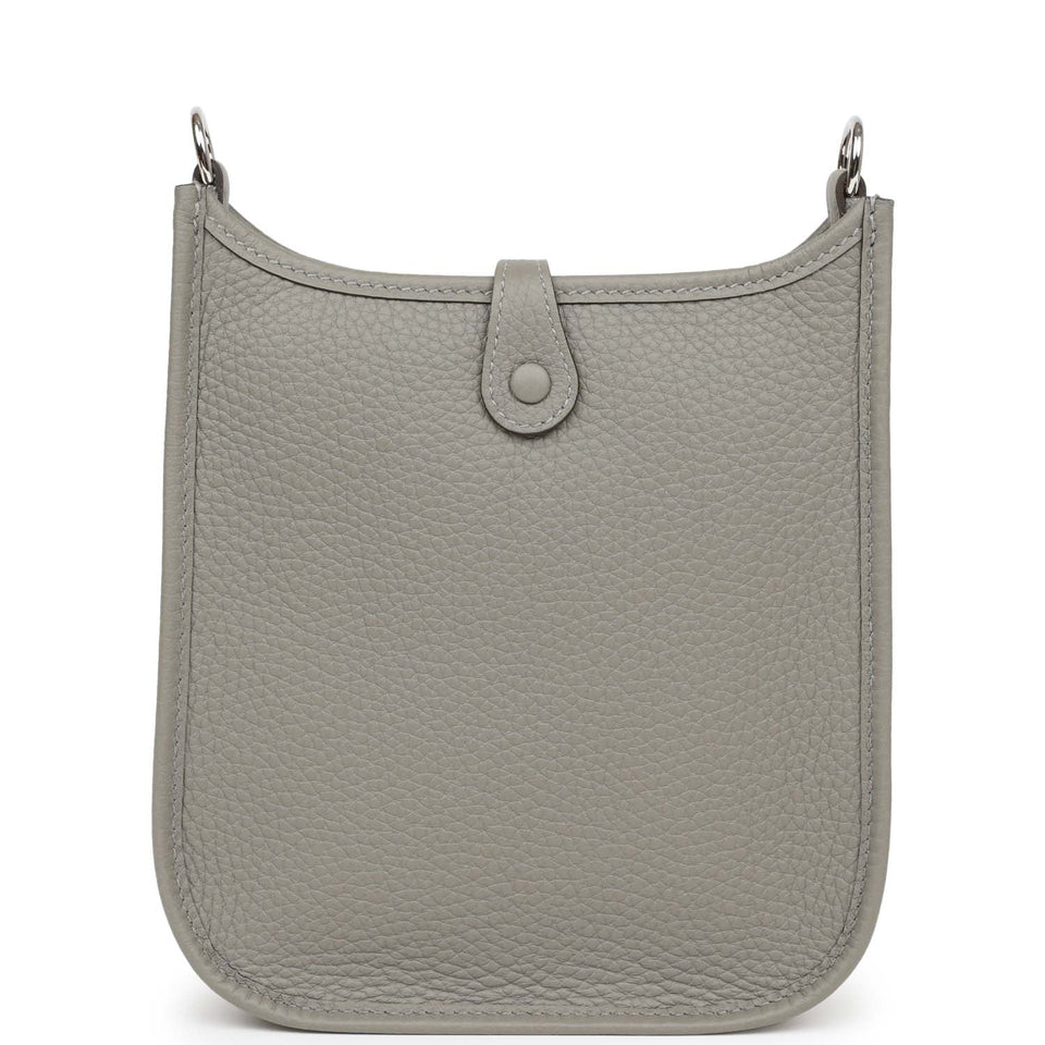 Hermes Evelyne TPM Gris Meyer Clemence Palladium Hardware