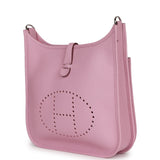 Hermes Evelyne III PM Mauve Sylvestre Clemence Palladium Hardware