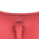 Hermes Evelyne TPM Rose Texas Clemence Palladium Hardware
