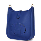 Hermes Evelyne TPM Bleu Royal Clemence Gold Hardware