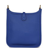 Hermes Evelyne TPM Bleu Royal Clemence Gold Hardware