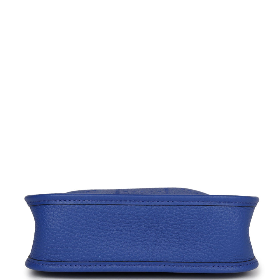 Hermes Evelyne TPM Bleu Royal Clemence Gold Hardware