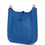 Hermes Evelyne TPM Bleu Zellige Clemence Gold Hardware
