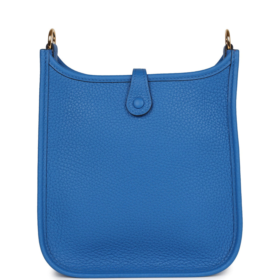 Hermes Evelyne TPM Bleu Zellige Clemence Gold Hardware