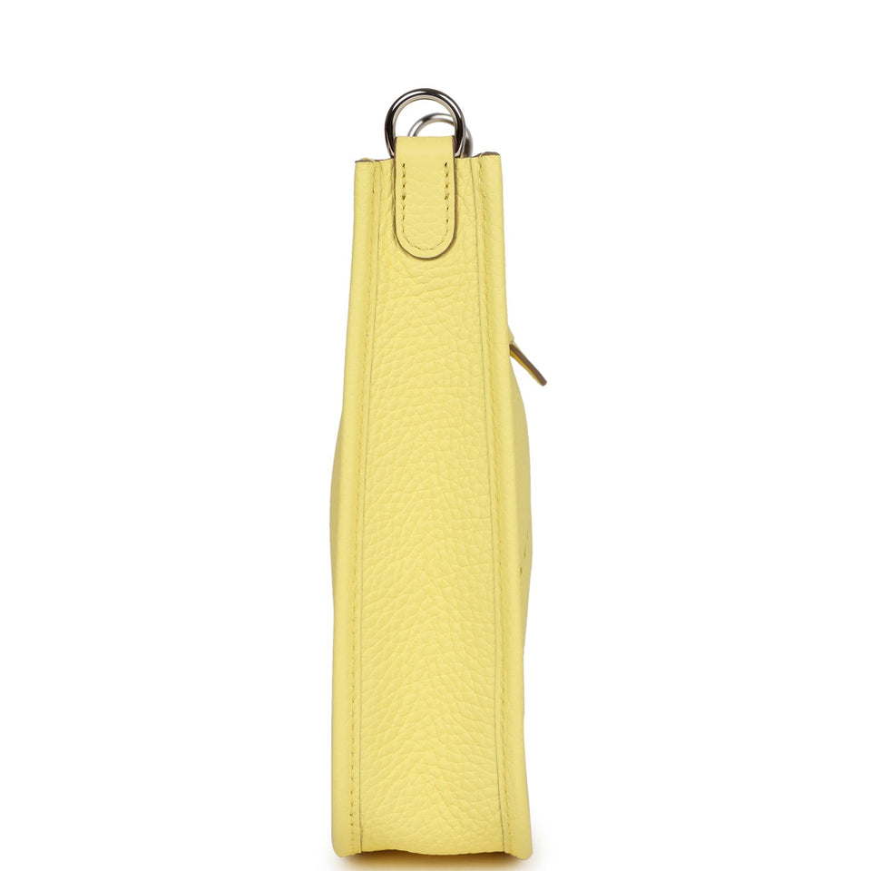 Hermes Evelyne TPM Limoncello Clemence Palladium Hardware