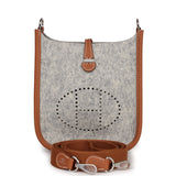 Hermes Evelyne TPM Gris Clair and Gold Swift Palladium Hardware