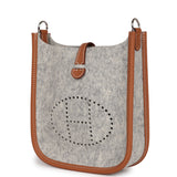 Hermes Evelyne TPM Gris Clair and Gold Swift Palladium Hardware