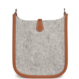 Hermes Evelyne TPM Gris Clair and Gold Swift Palladium Hardware