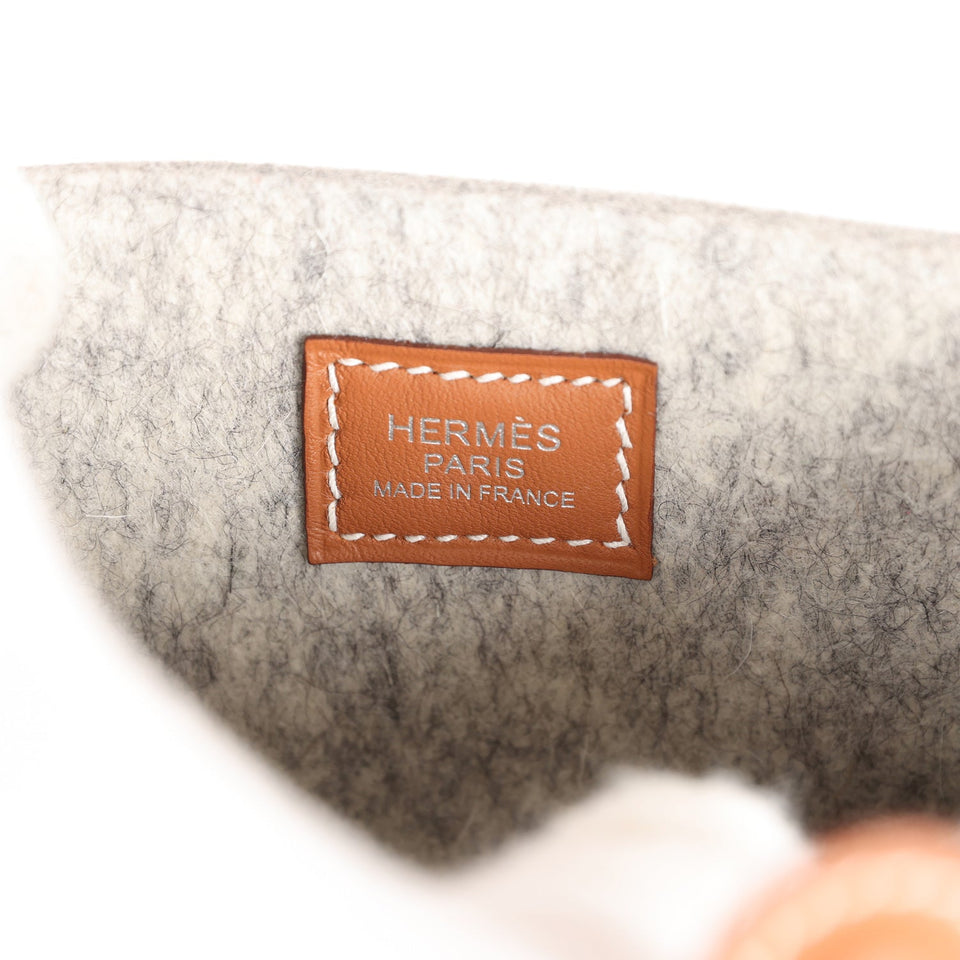 Hermes Evelyne TPM Gris Clair and Gold Swift Palladium Hardware