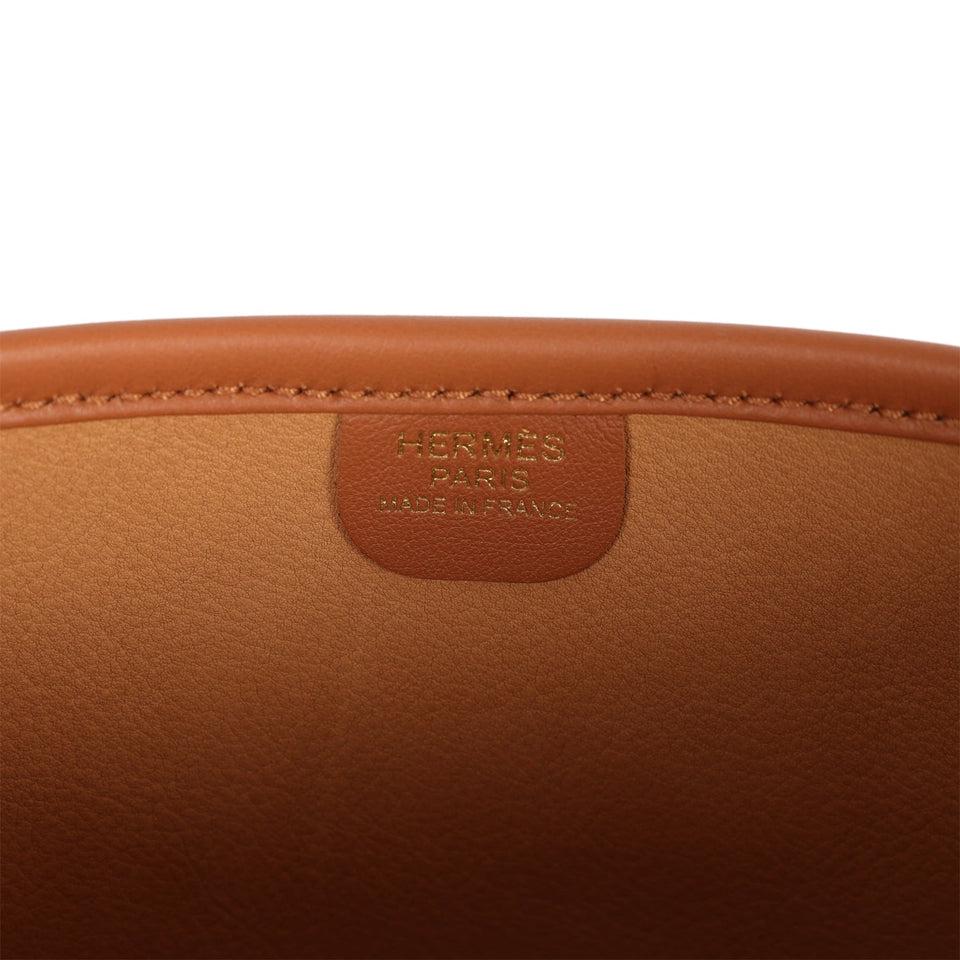 Hermes Evelyne III PM Gold Grizzly and Chamois Swift Gold Hardware
