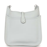 Hermes Evelyne III PM Bleu Pale Clemence Palladium Hardware