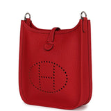 Hermes Evelyne TPM Rouge Piment Clemence Palladium Hardware