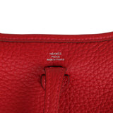 Hermes Evelyne TPM Rouge Piment Clemence Palladium Hardware