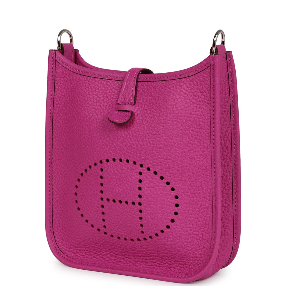 Hermes Evelyne TPM Magnolia Clemence Palladium Hardware